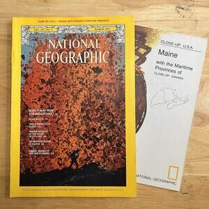 National Geographic March 1975 Argentina Nova Scotia Kurds Bromeliads Hawaii Map